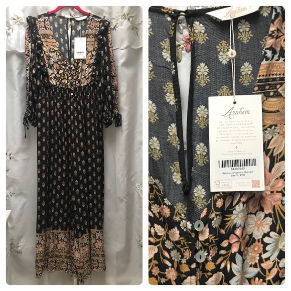 NWT Arnhem Babylon Jumpsuit Midnight Size Medium - Picture 4 of 9